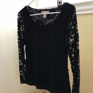 Stunning Black Lace Top